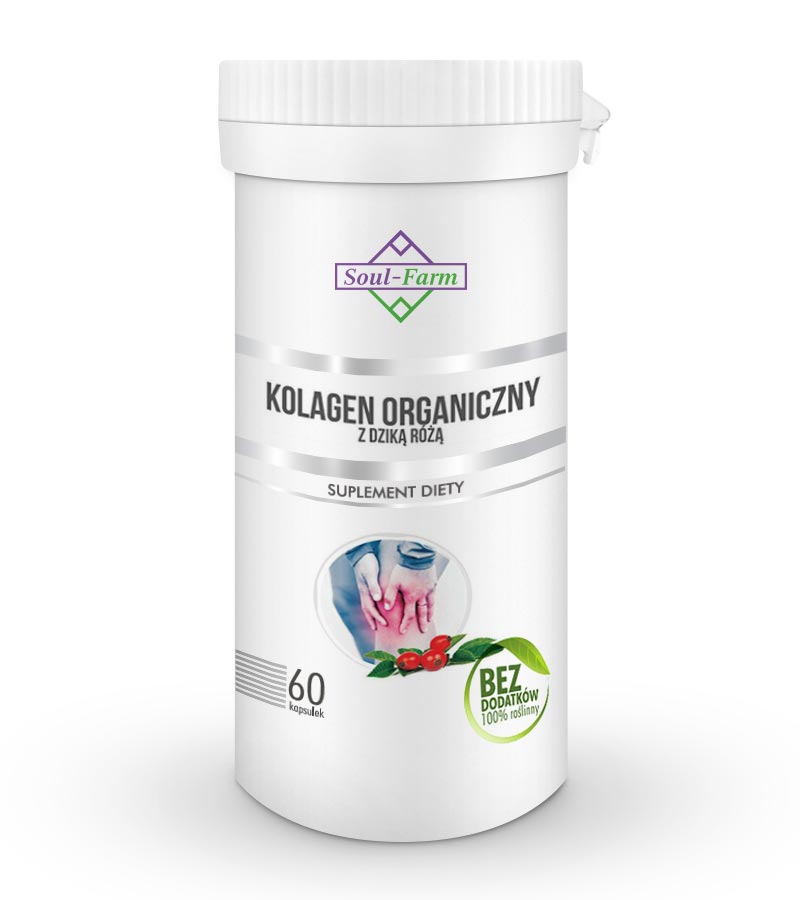 2x FISH COLLAGEN WITH WILD ROSE 60 CAPSULES - SOUL FARM Weight 90 g