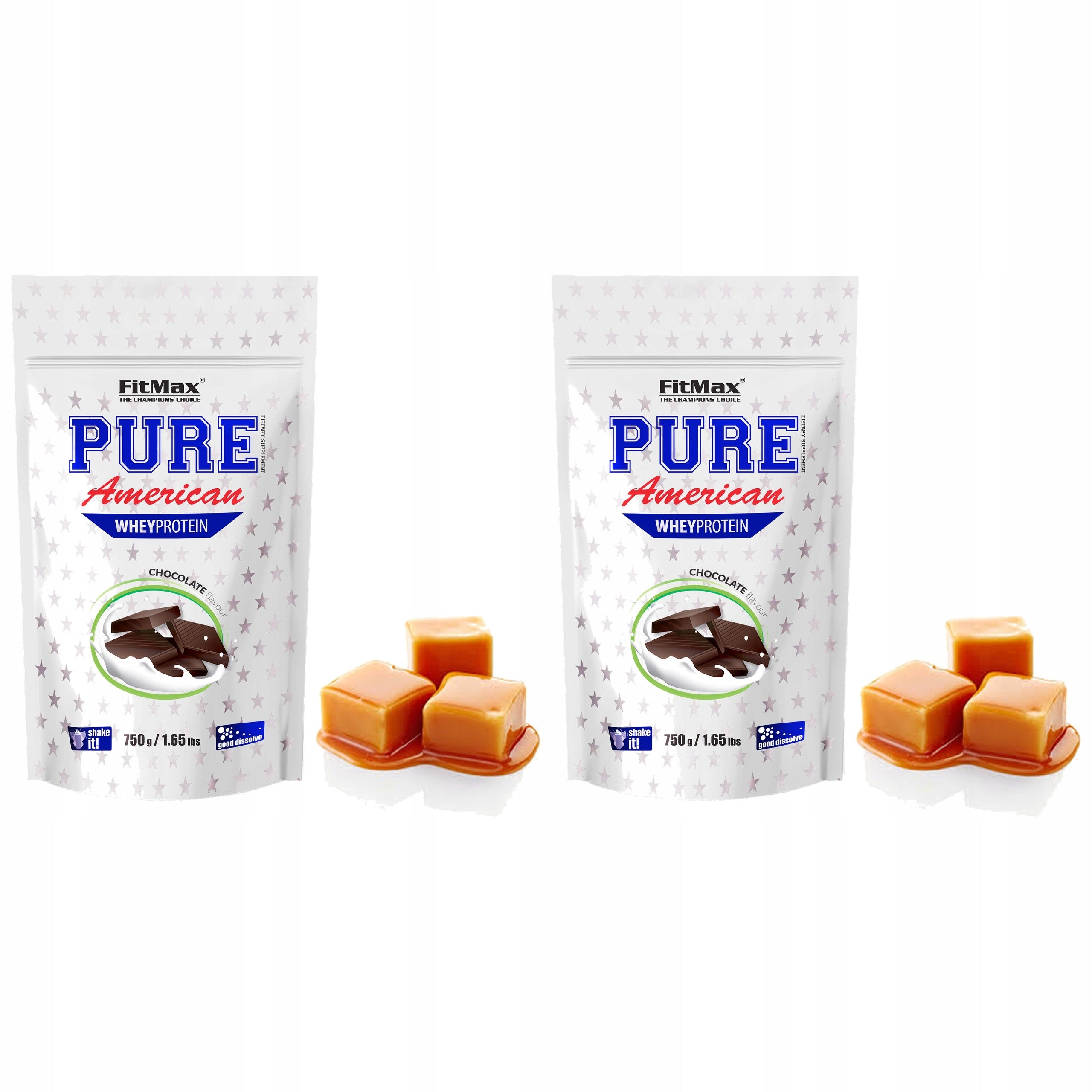 2x FITMAX Pure American Protein 750g High Protein Sports Conditioner 23g BCA
