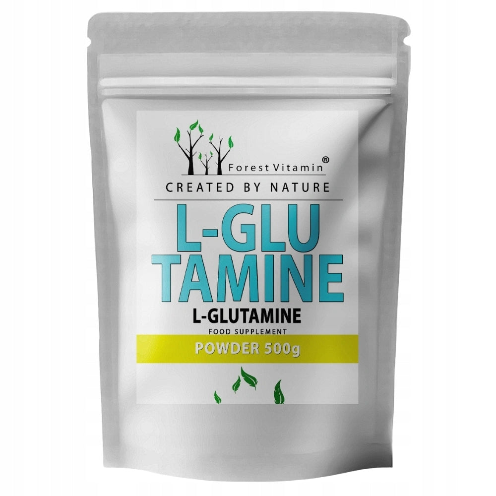 2x FOREST VITAMIN L-GLUTAMINE 500 g INTESTINAL CAPACITY REGENERATION FATIGUE Manufacturer code L-GLUTAMINA L-GLUTAMINE 100% CZYSTA AMINOKWAS
