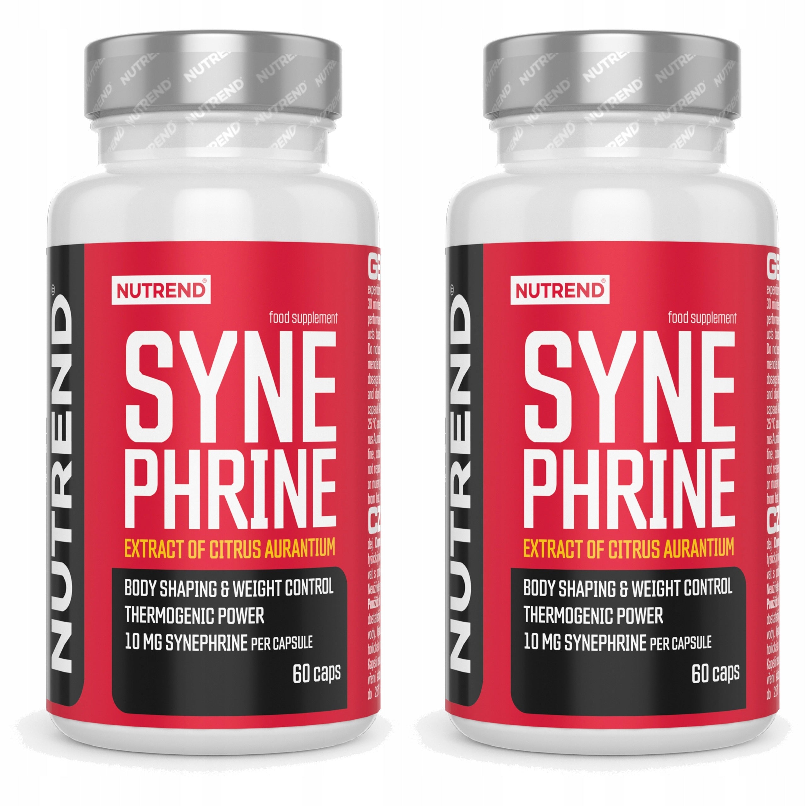 2x Fat burner thermogenic synephrine fat burner 60 capsules NUTREND