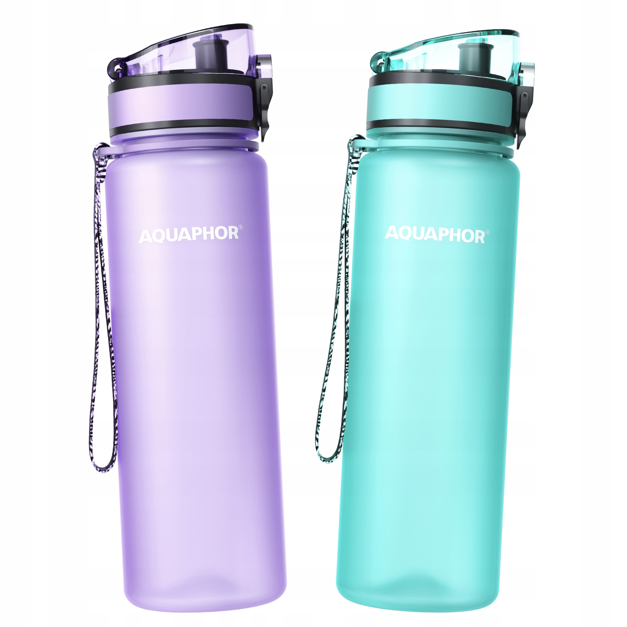 2x Filter bottle Aquaphor City 0,5L Water bottle, Lavender and Mint
