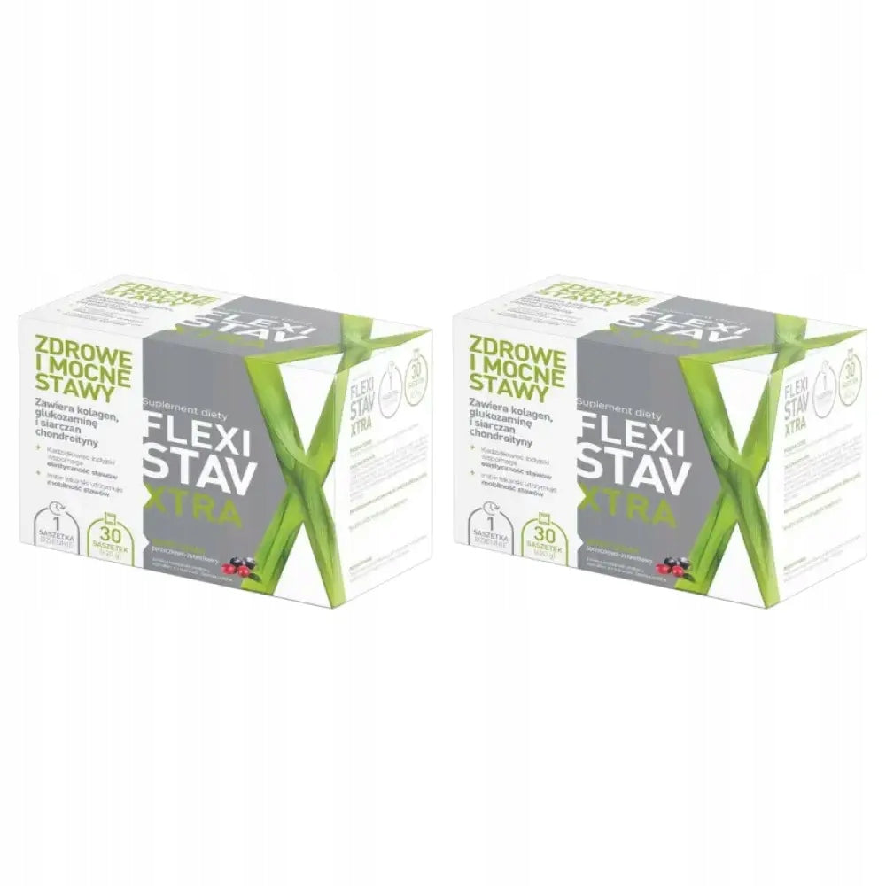 2x FlexiStav Xtra, currant-cranberry flavour, 30 sachets