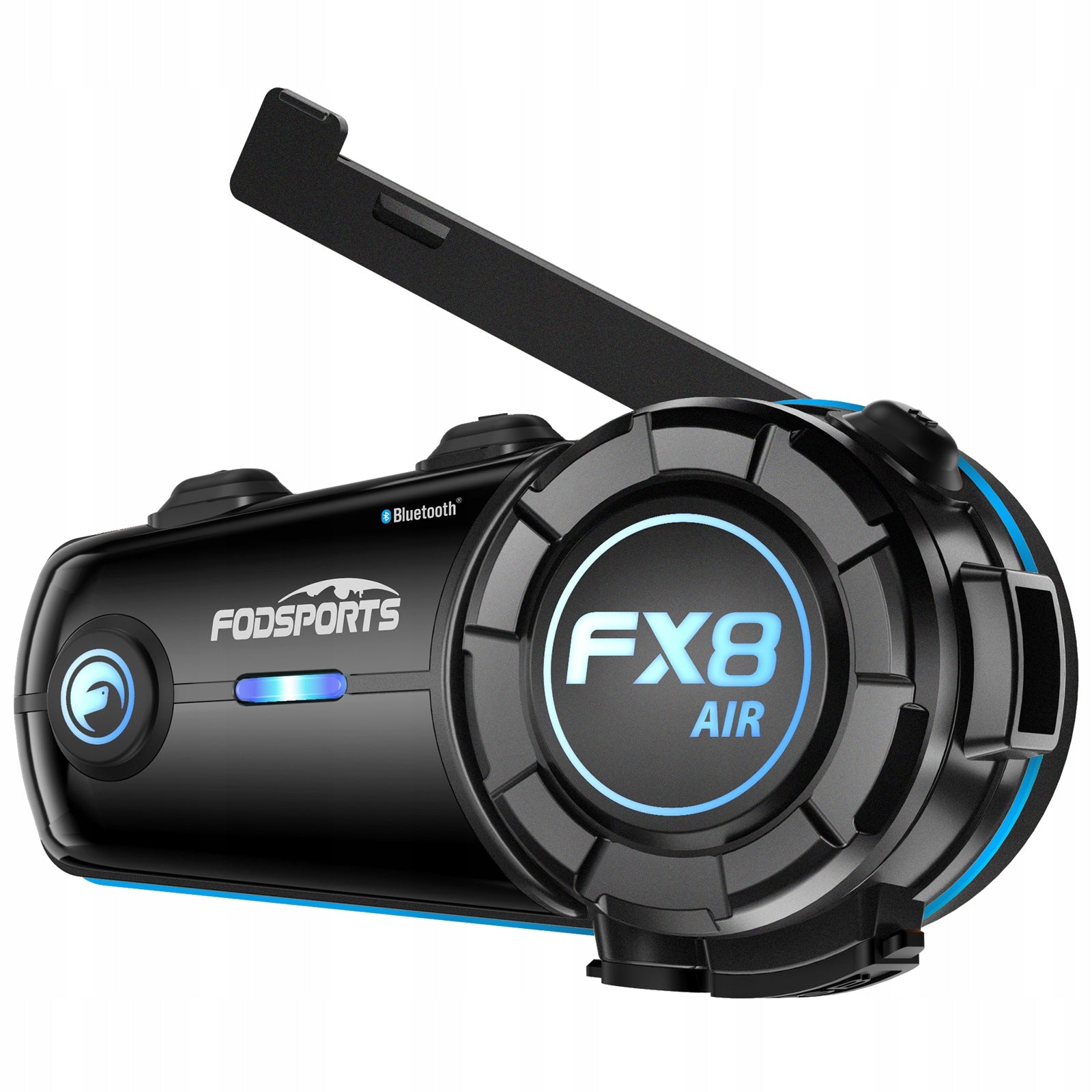 2x Fodsports FX8 Air Motorcycle Intercom BT5.0 FM Radio,4-Way Communication Manufacturer FODSPORTS