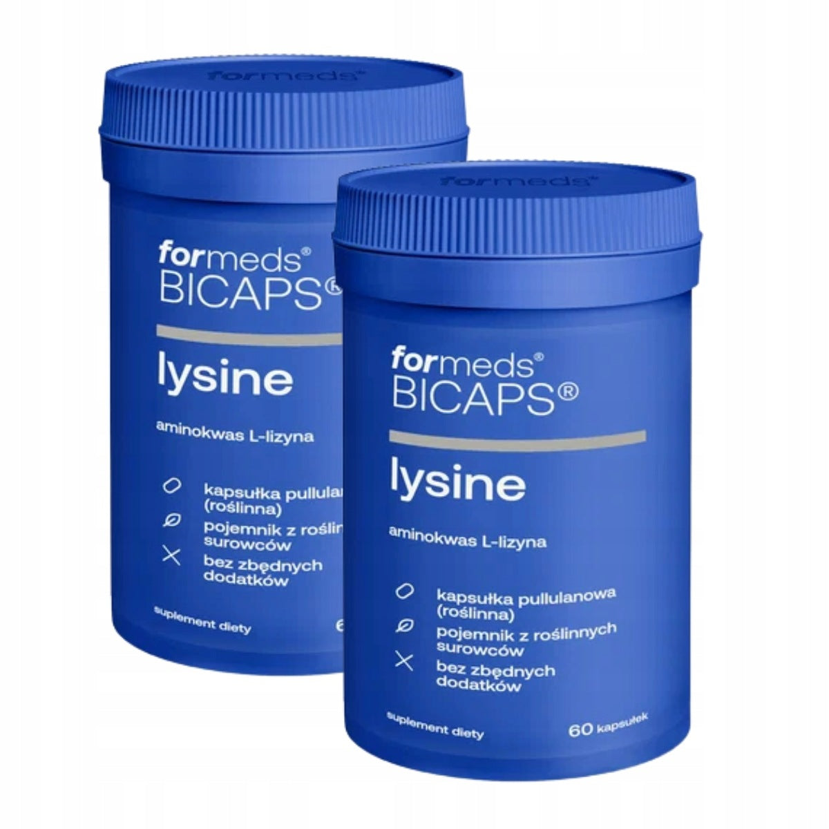 2x Formeds BICAPS lysine – L-lysine 450 mg|60 capsules| Bones muscles skin