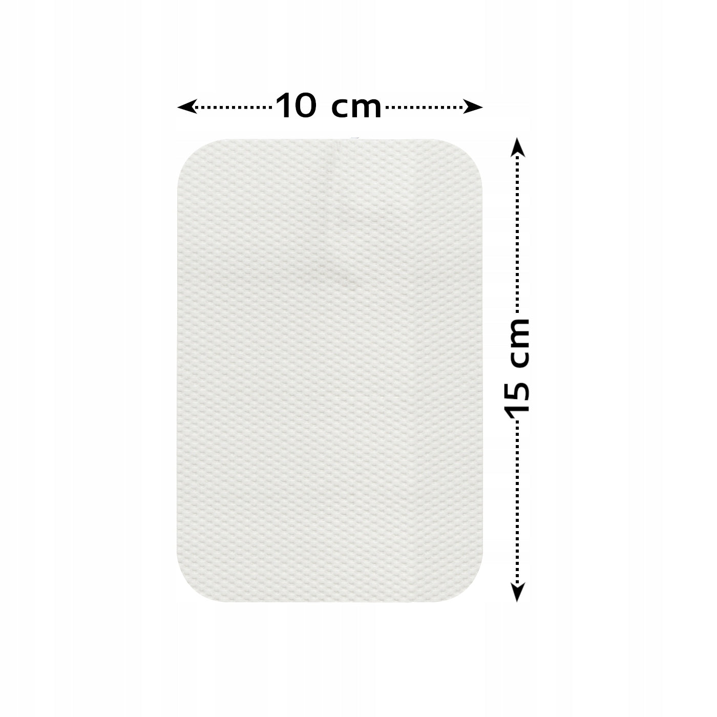 2x GEL ELECTRODE ELECTROSTIMULATOR TENS/EMS ELECTRODES PARA 10x15 cm Brand FIZJOLOVE