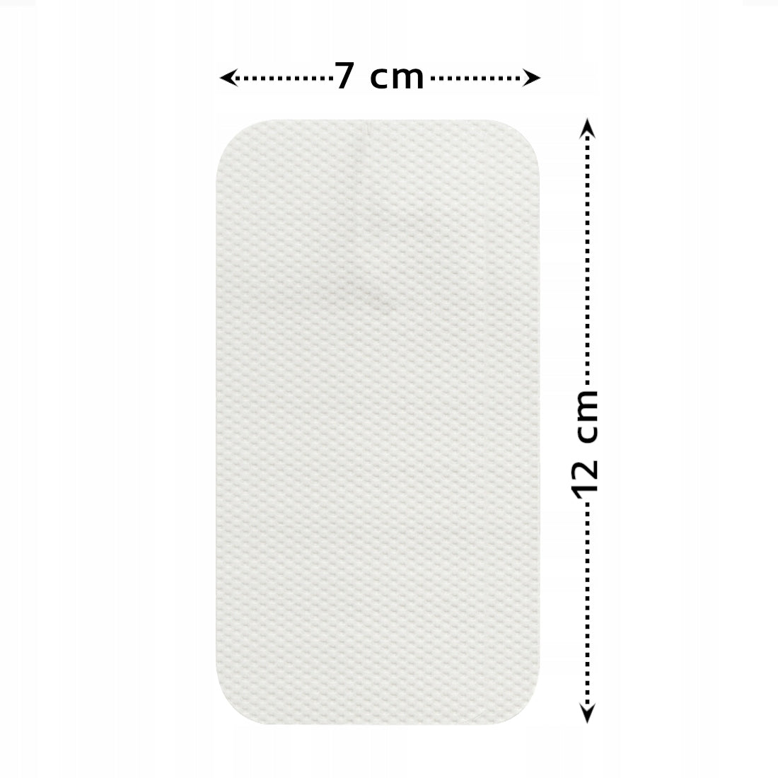 2x GEL ELECTRODE ELECTROSTIMULATOR TENS/EMS ELECTRODES PARA 7x12 cm Brand FIZJOLOVE