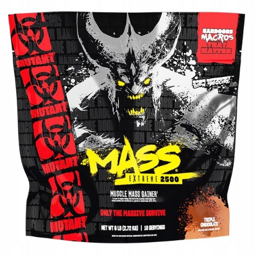 2x Gainer 1070 kcal muscle mass protein 30g carbohydrates MUTANT MASS Expiration date at least six months from the date of purchase
