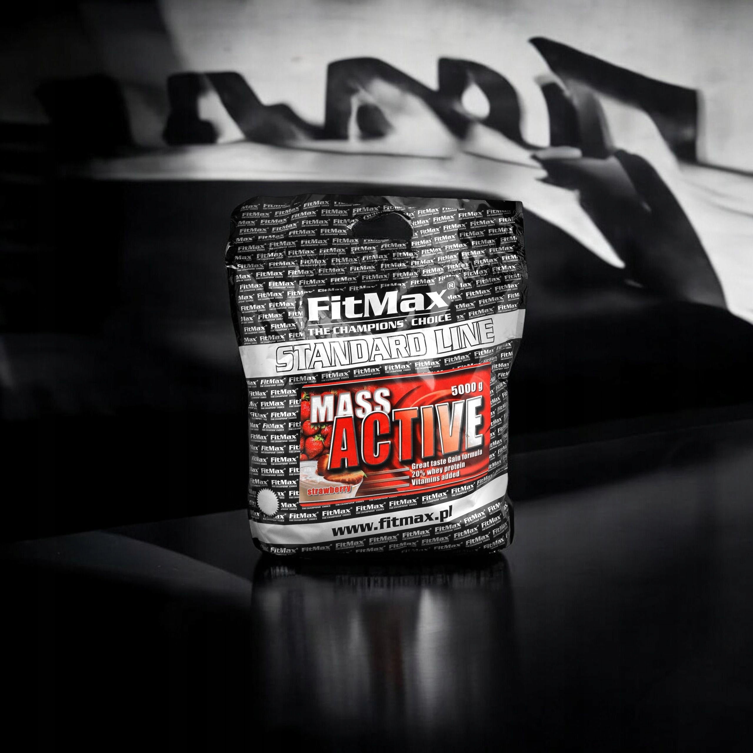 2x Gainer Mass Active 20% Protein Carbohydrates Glutamine Muscle Mass FITMA Brand FitMax