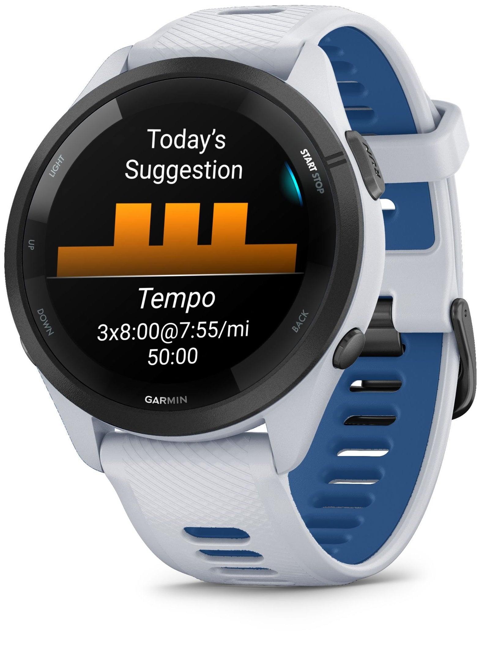 2x Garmin Forerunner 265 Watch, 46mm AMOLED Milk Quartz Brand Garmin
