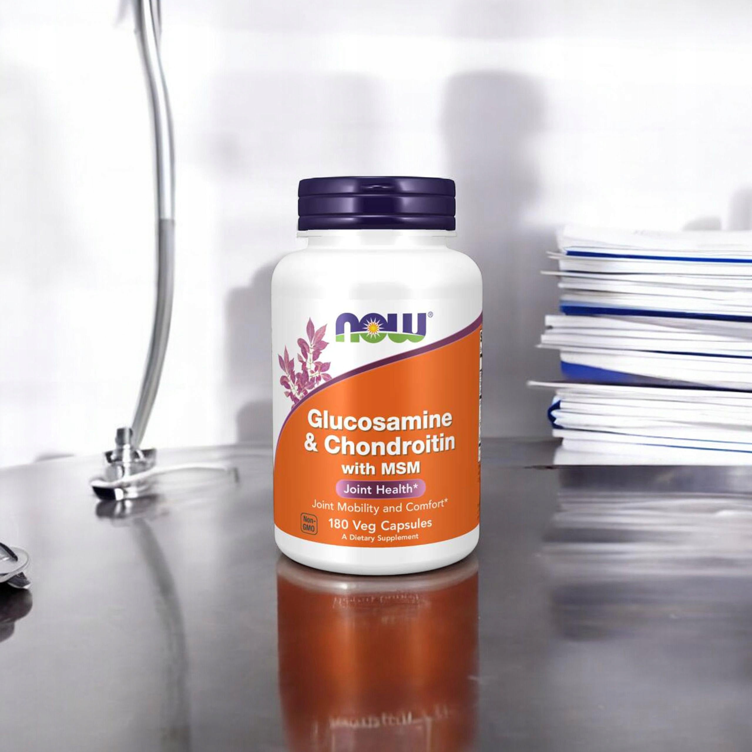 2x Glucosamine Chondroitin MSM 180caps Joints Cartilage Regeneration NOW Brand Now foods