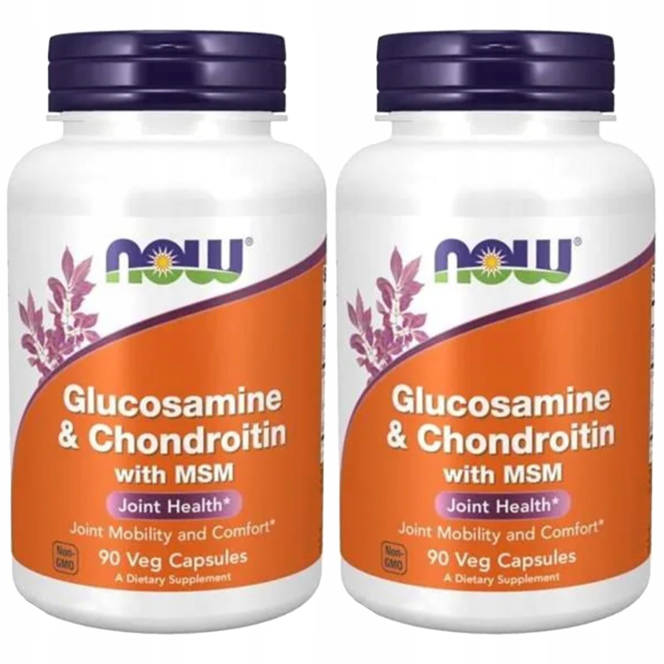 2x Glucosamine Chondroitin MSM Joints 90caps Mobility Comfort NOW