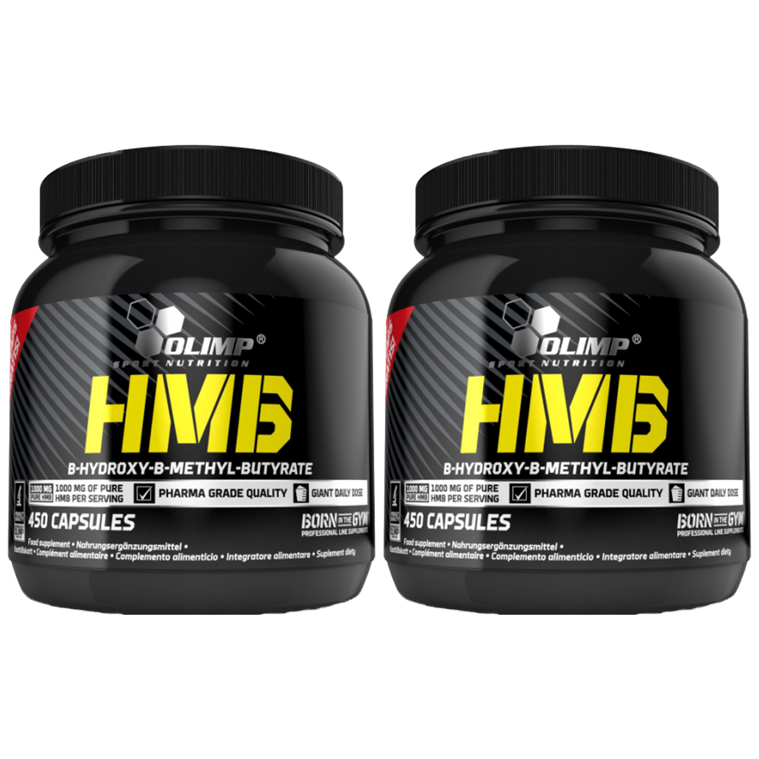 2x HMB 2000mg Muscle Mass Anti-catabolic Reduction 450 Kaps OLIMP