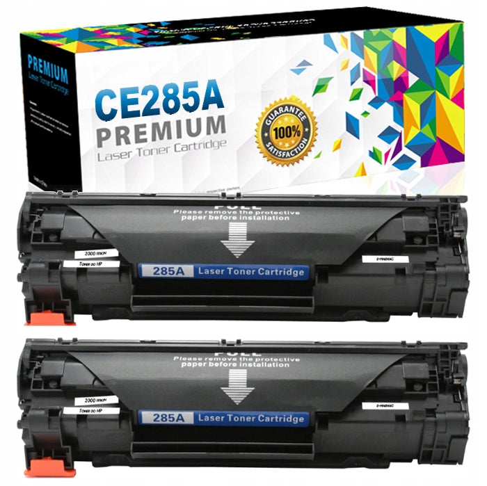 2x HP LaserJet Pro CE285A 85A M1132 M1132MFP P1102 P1102W PRINTER TONER