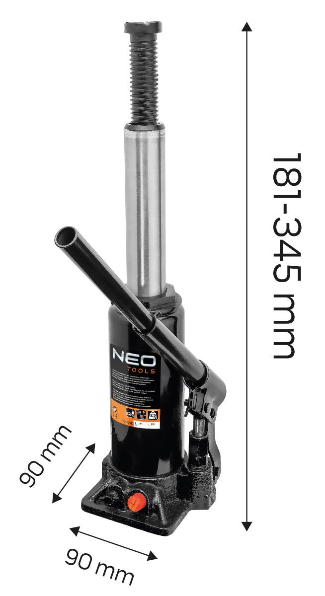 2x HYDRAULIC BAR LIFT 2T - T N10-450 Product weight with unit packaging 2.5 kg