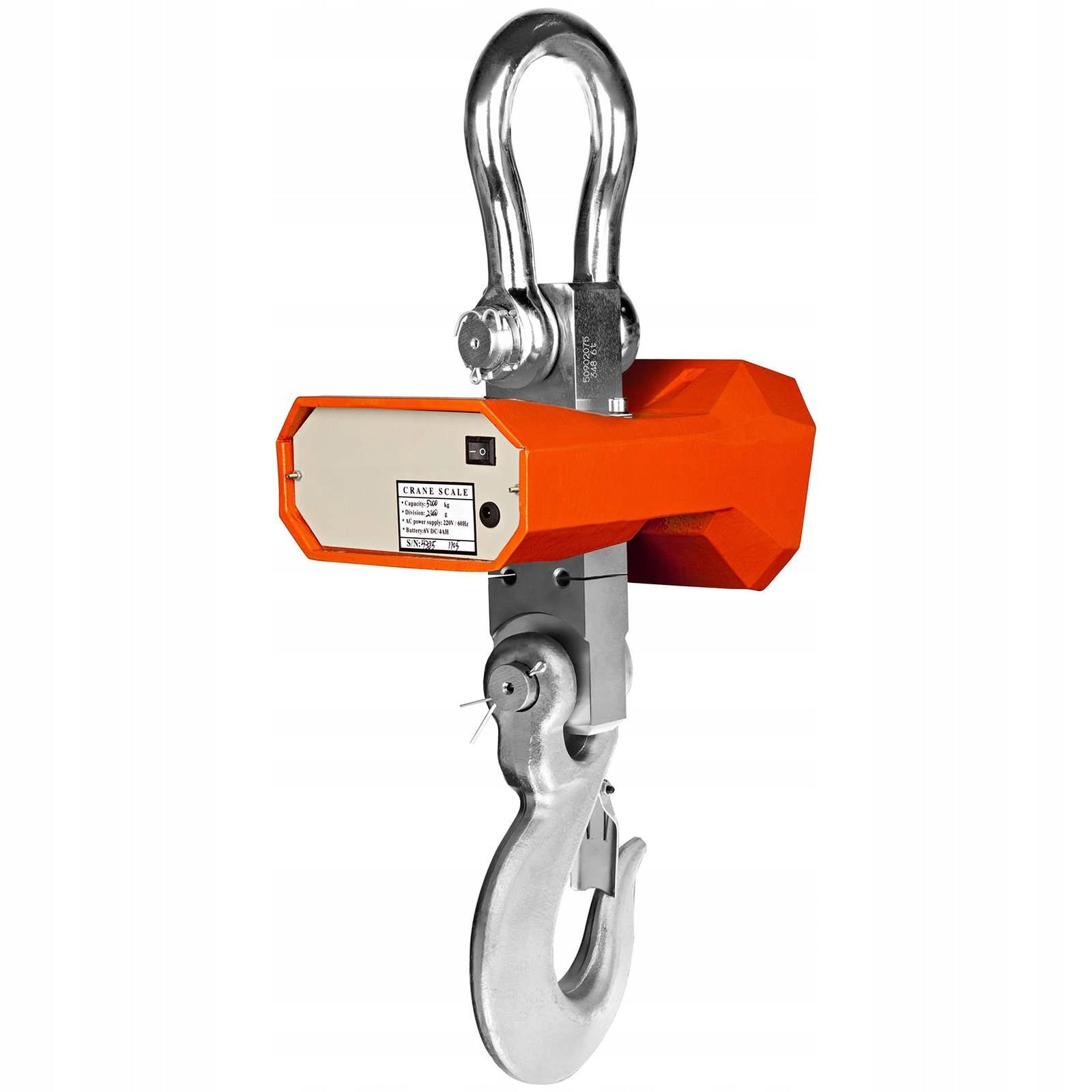 2x Hanging scale - 5 TON - hook scale with remote control for industry up to 5000 Kg - Brand Steinberg Systems