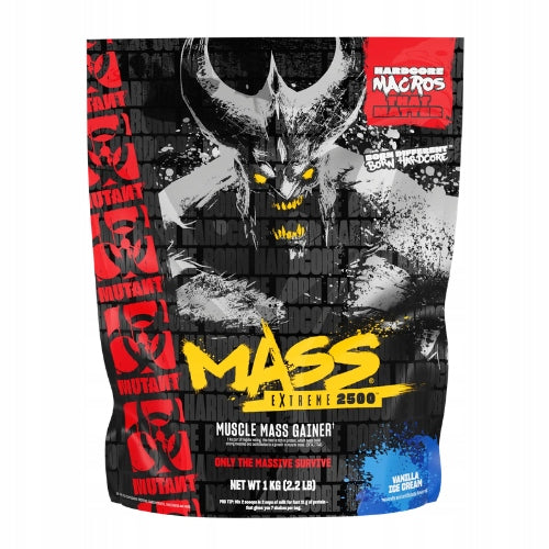 2x High protein Gainer 1070kcal muscle mass 230g carbohydrates MUTANT Expiration date at least six months from the date of purchase