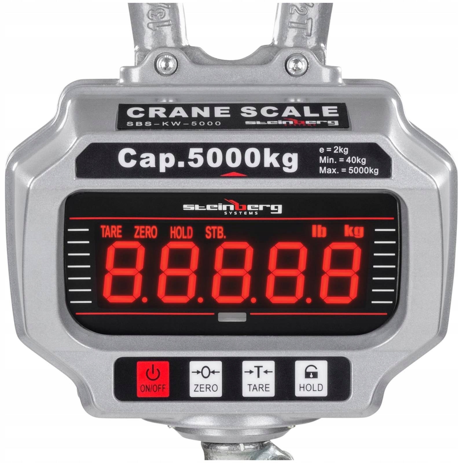2x Hook weight 5 TON remote controlled - slide crane - LED Manufacturer code SBS-KW-5000