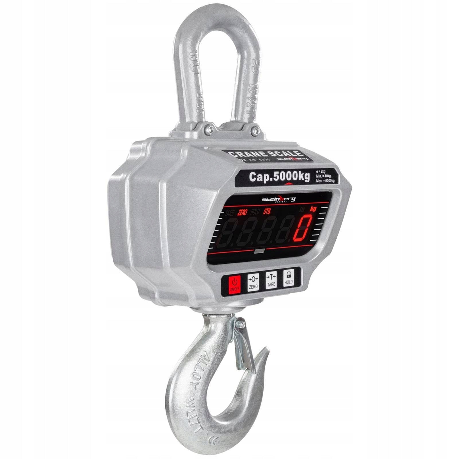 2x Hook weight 5 TON remote controlled - slide crane - LED