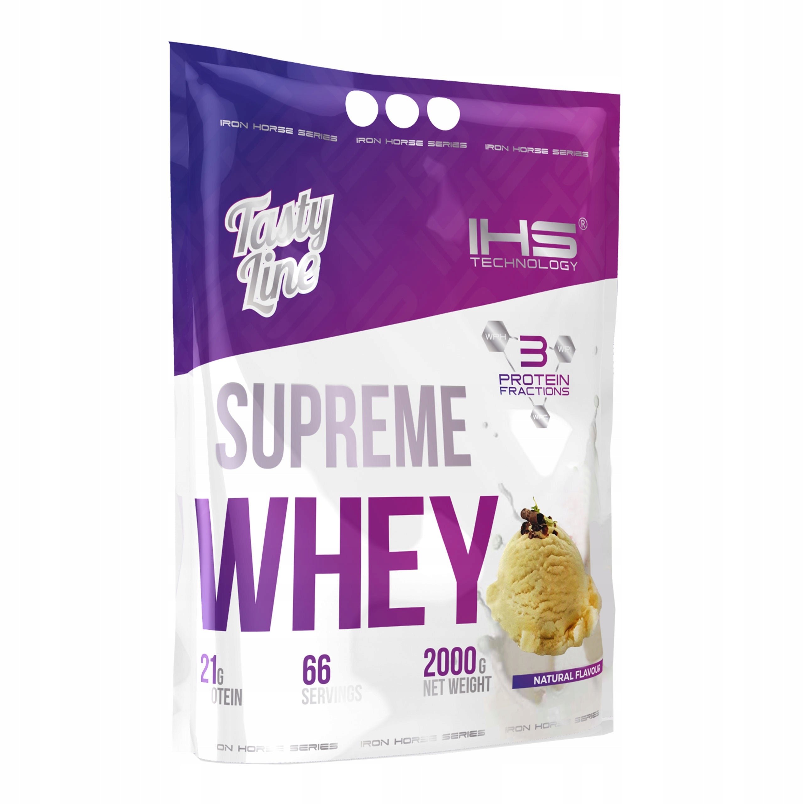 2x IRON HORSE Supreme Whey 2000g High Protein Low Carbon Manufacturer code 5901703241477