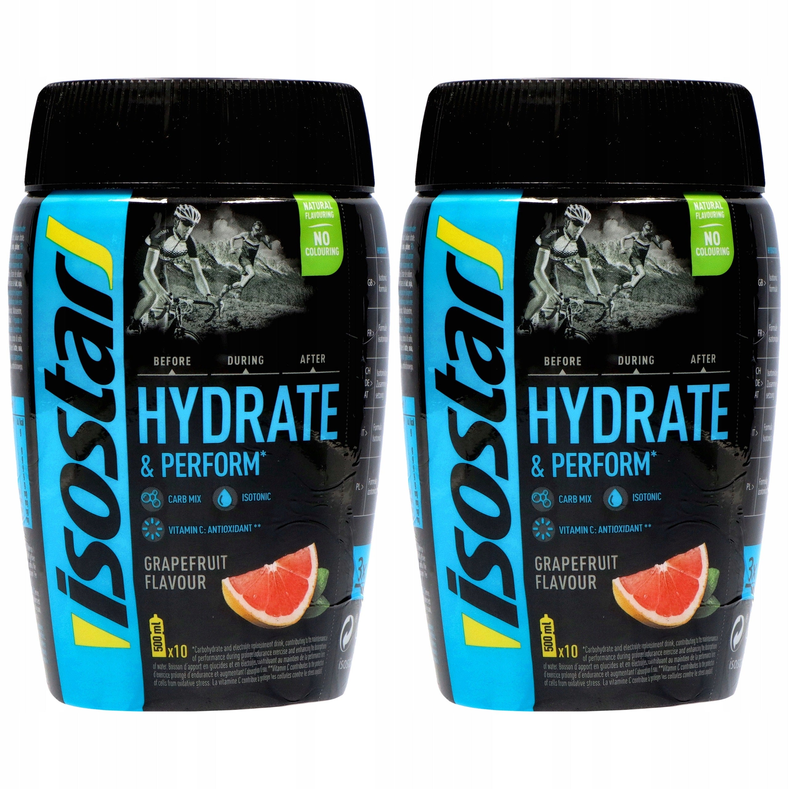 2x ISOSTAR CONCENTRATE 400g DRINK ISOTONIC VITAMIN C