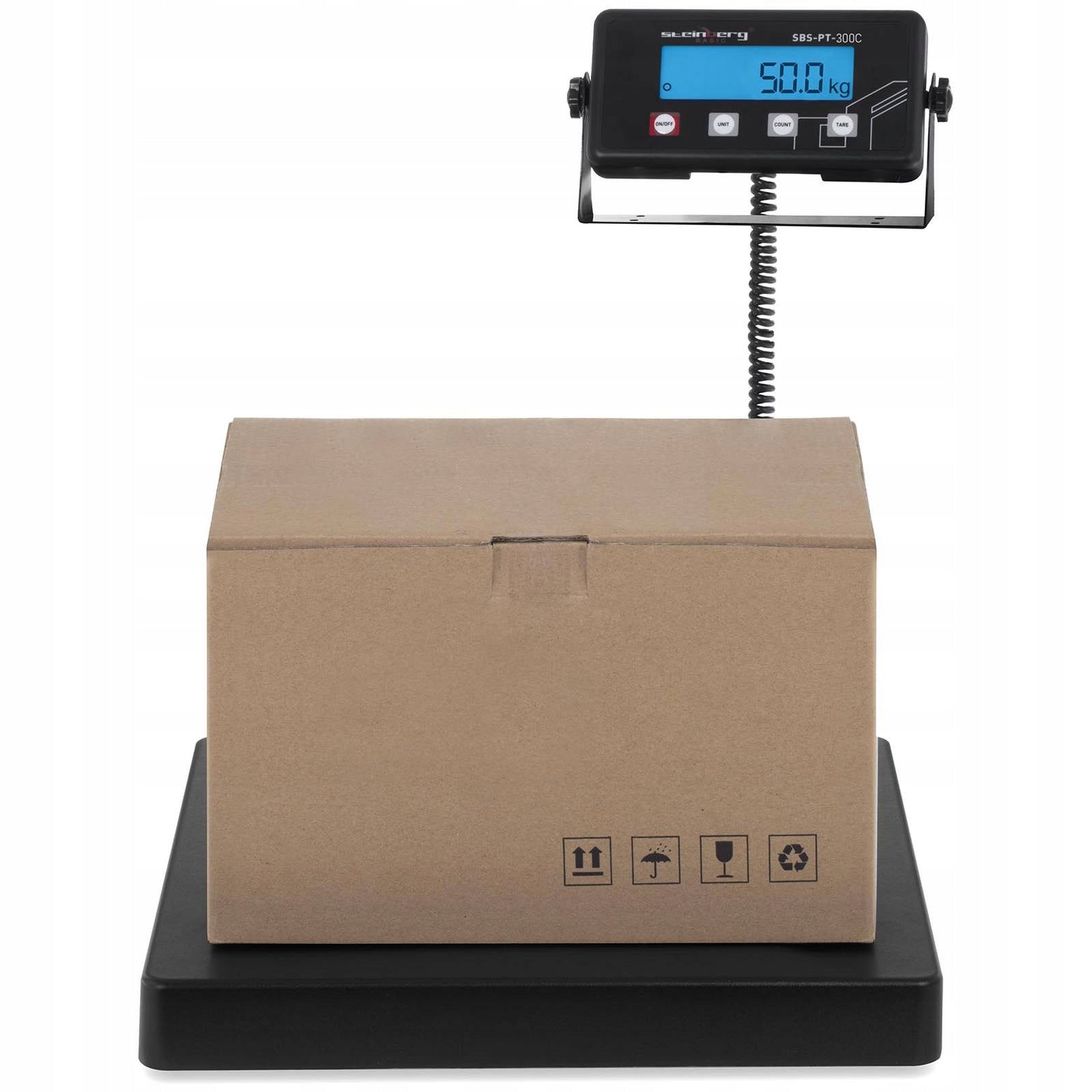 2x Industrial parcel scale 300kg/50g LED Steinberg Systems SBS