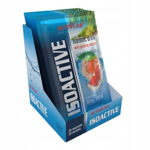 2x Isotonic ACTIVLAB IsoActive 20 pcs Isotonic Drink Electrolytes Grapefruit Expiration date at least six months from the date of purchase
