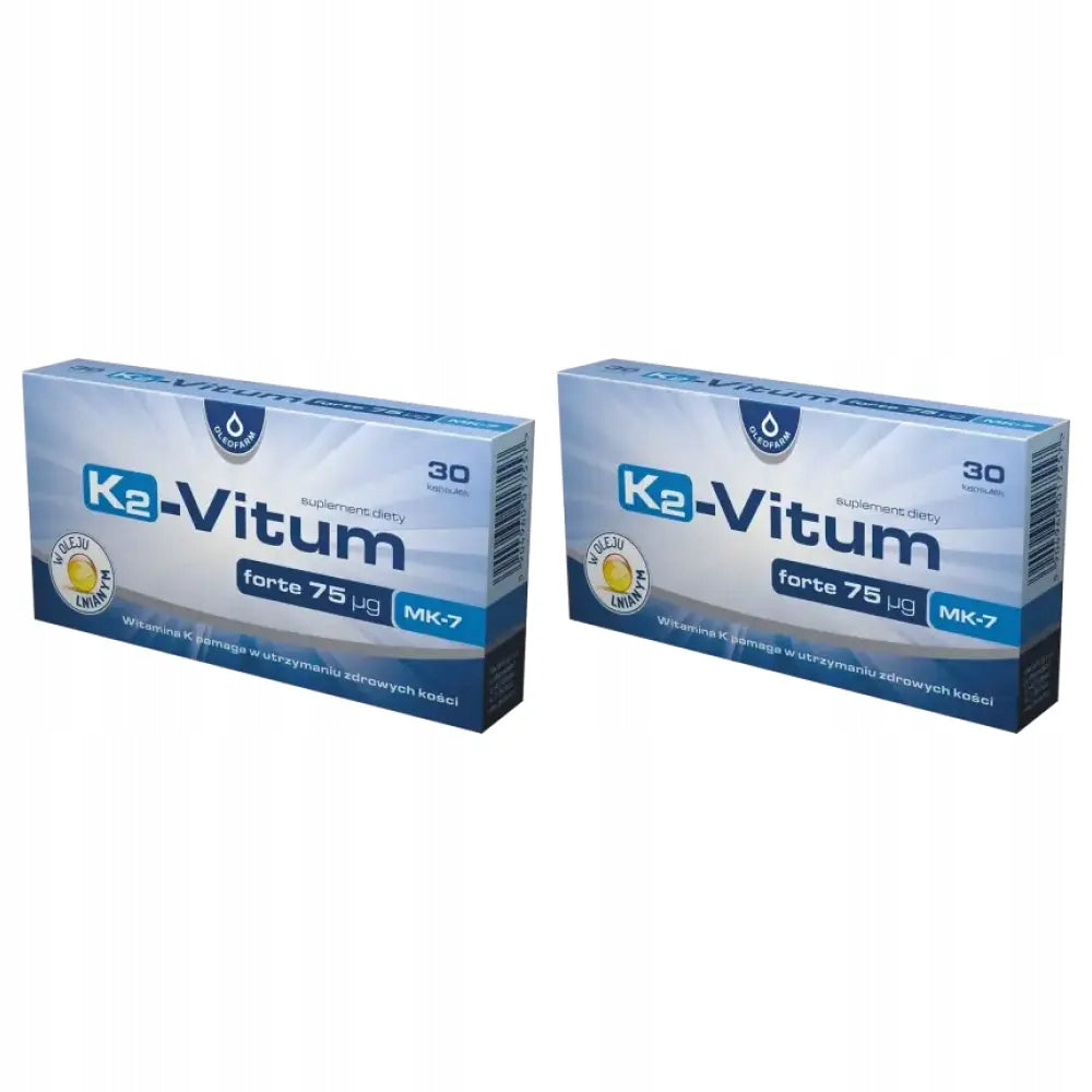 2x K2-Vitum Forte Oleofarm 30 capsules