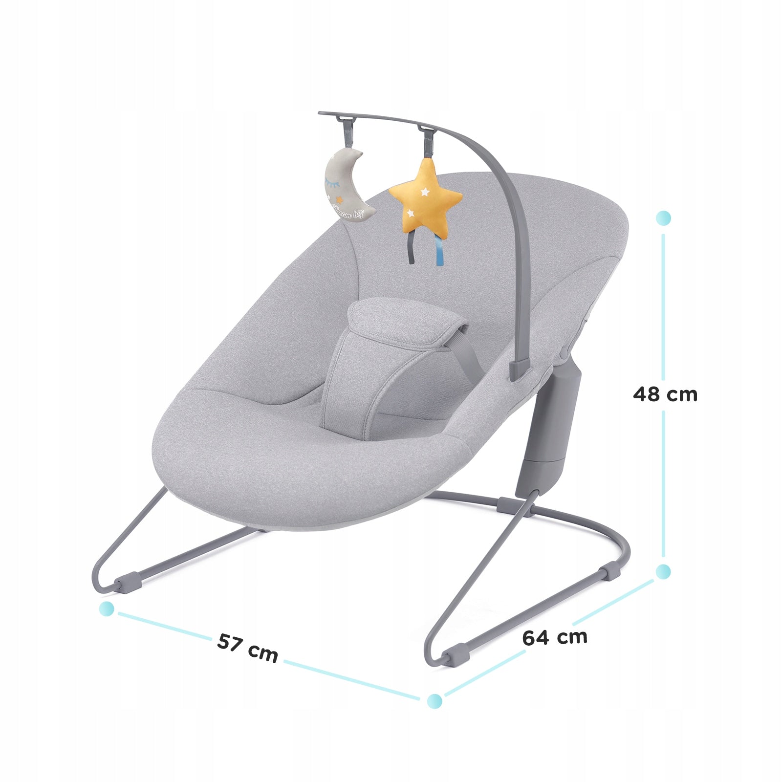 2x KINDERKRAFT Rocker CALMEE grey Manufacturer code KBCALM00GRY0000