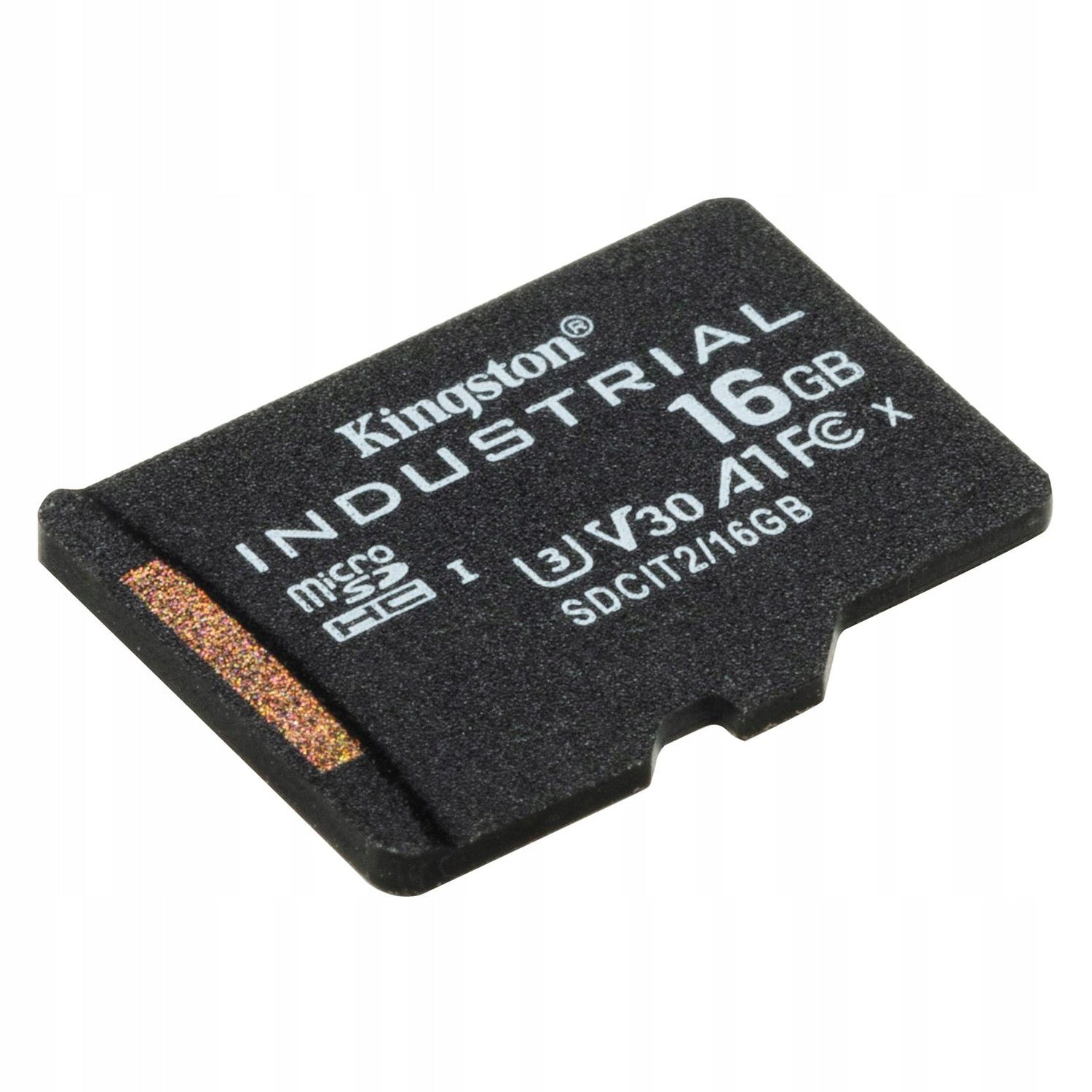 2x KINGSTON microSDHC 16GB Industrial C10 A1 pSLC Card Card capacity 16 GB