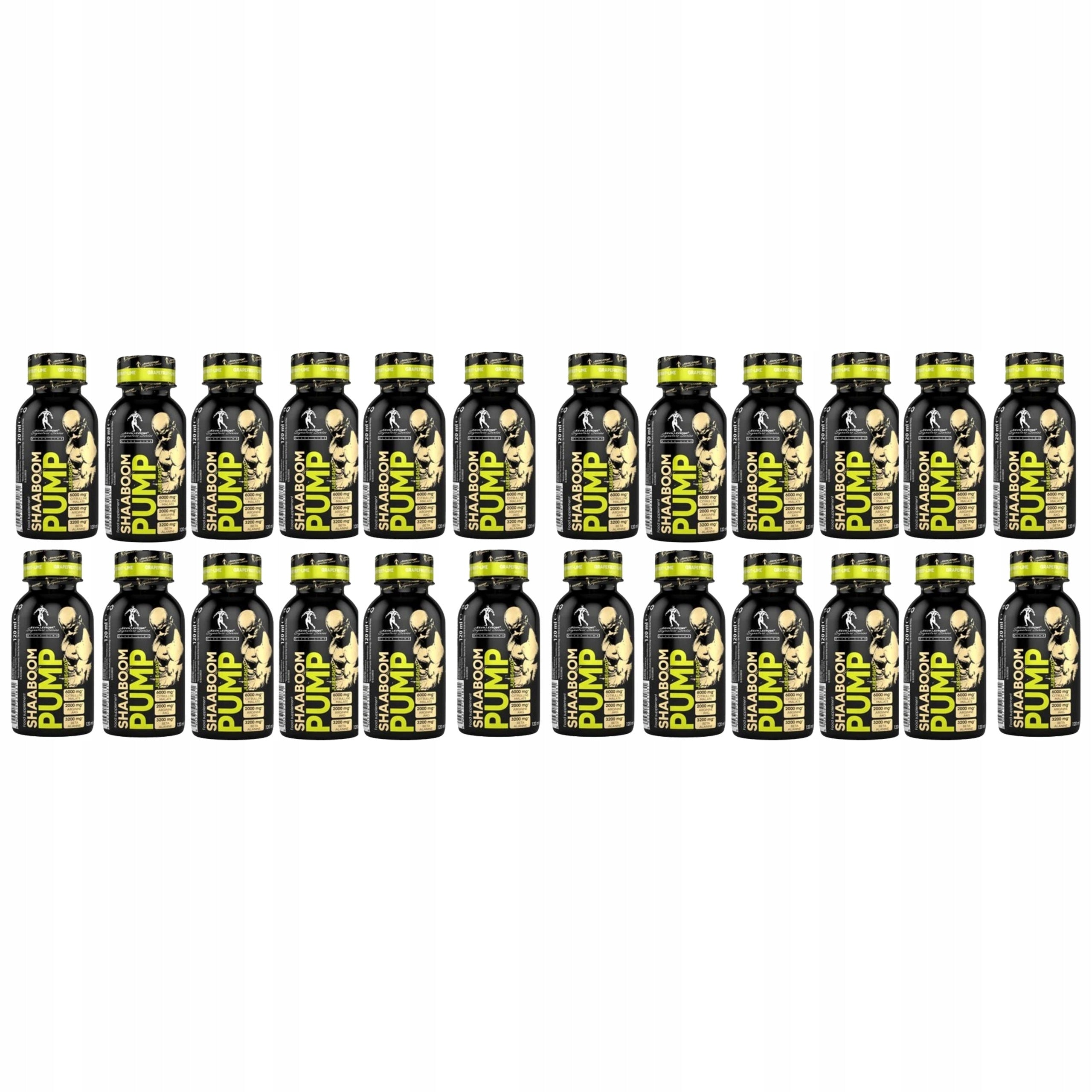 2x Kevin Levrone Shaaboom Pump Shot 12x120ml PREWORKOUT PUMP