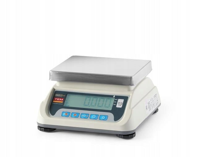 2x Kitchen scale with legalization M LCD RS232 ECO+ 6 kg / 2 g Brand Hendi