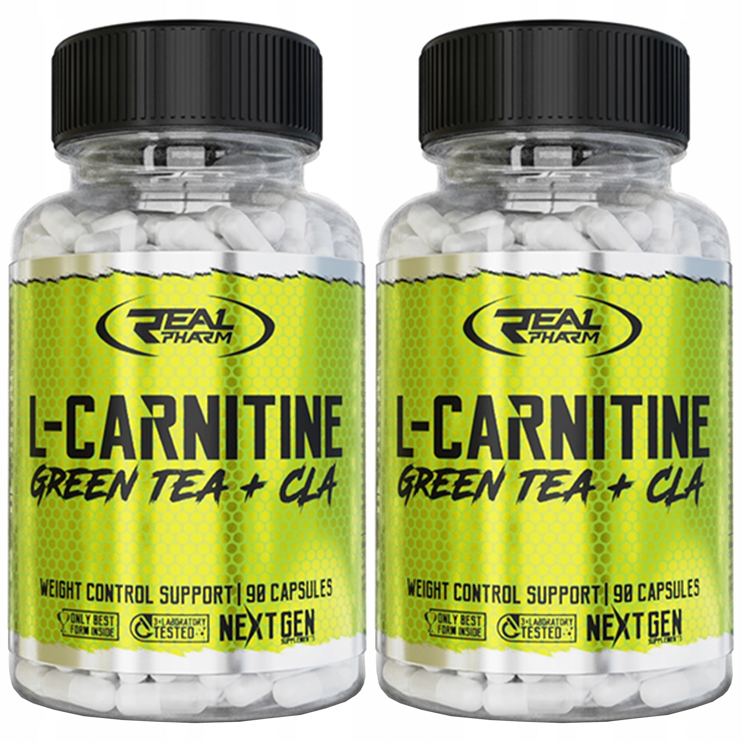 2x L-Carnitine CLA Green Tea slimming fat burning 90 kaps REAL PHA