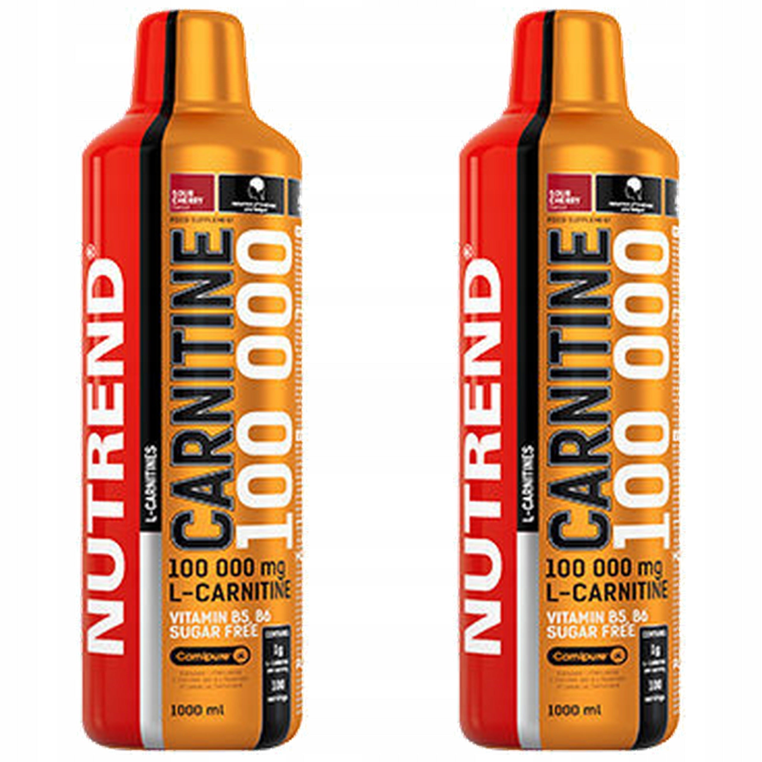 2x L-Carnitine + Fat Burning 100000mg 1000ml 100 Servings NUTREND