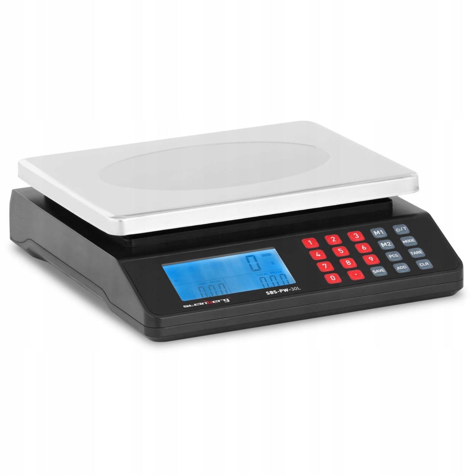 2x LCD Store Table Scale 30kg/1g