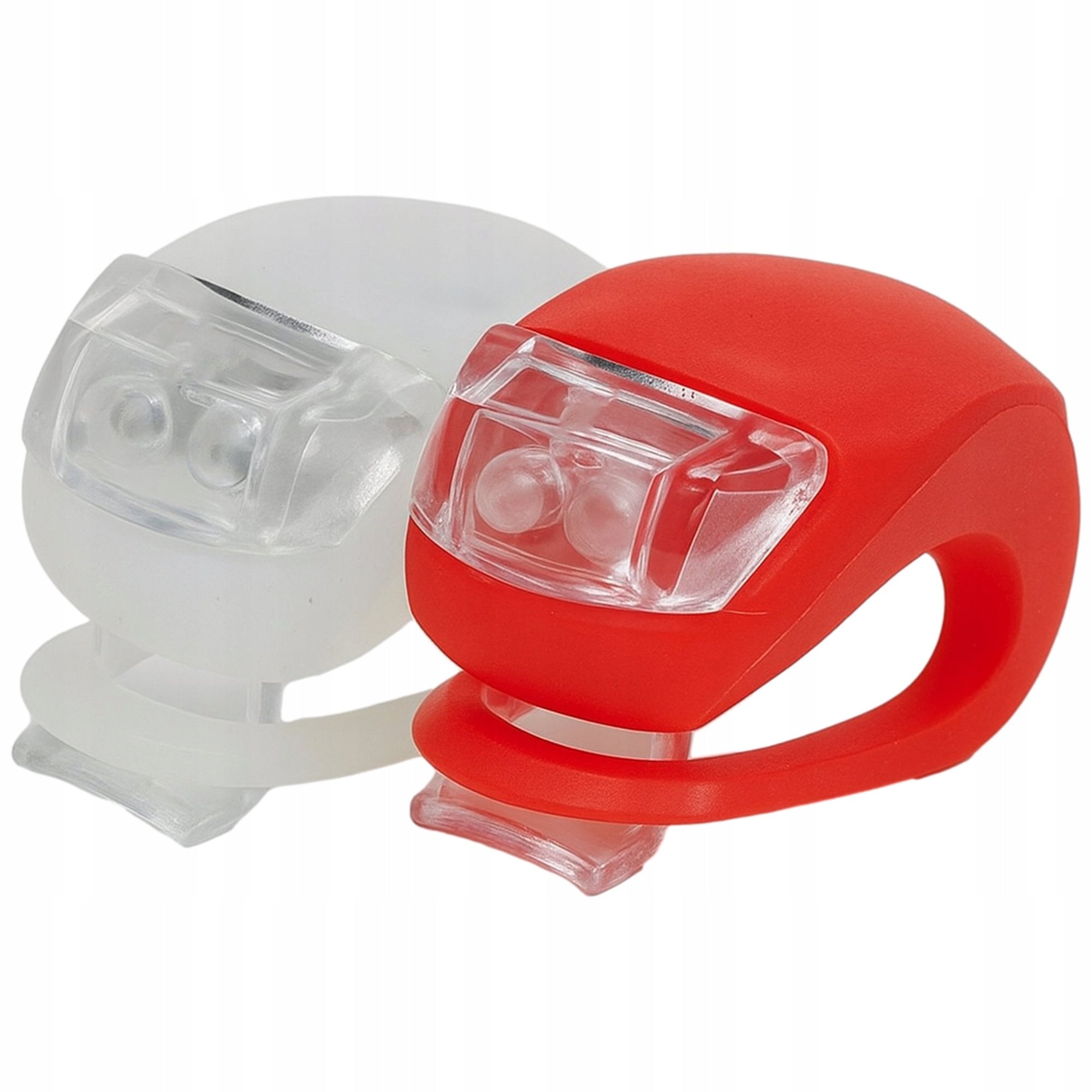 2x LED BICYCLE LIGHT LIGHTS FRONT REAR SET BICYCLE 2PCS Manufacturer code #4097