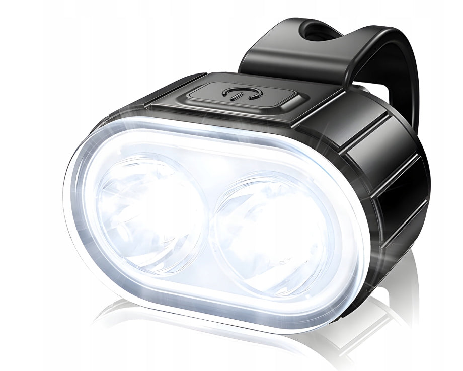 2x LED BICYCLE LIGHT RECHARGEABLE HANDLEBAR FRONT REAR LED Manufacturer code 5905705059030