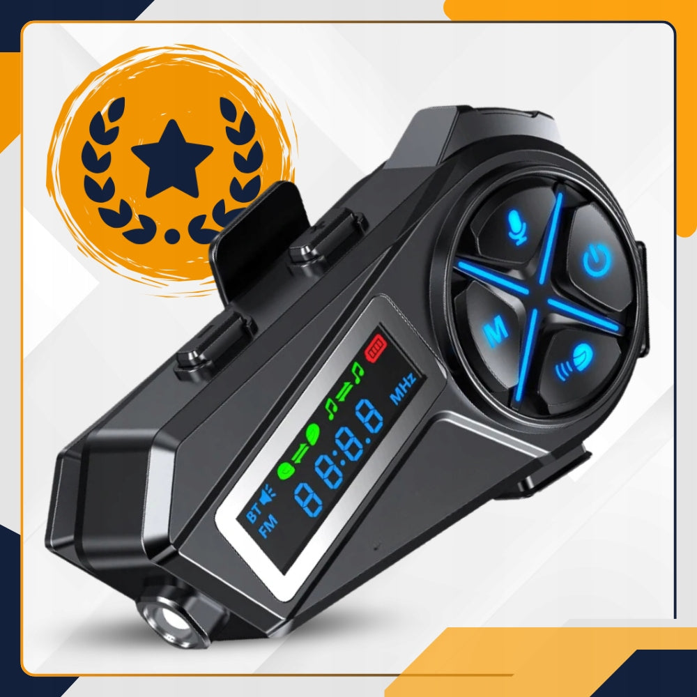 2x MOTORCYCLE INTERCOM BLUETOOTH RADIO FM POLISH MESSAGES FLASHLIGHT SLAYO Manufacturer's catalog number Interkom dla 2 osób/dwojga