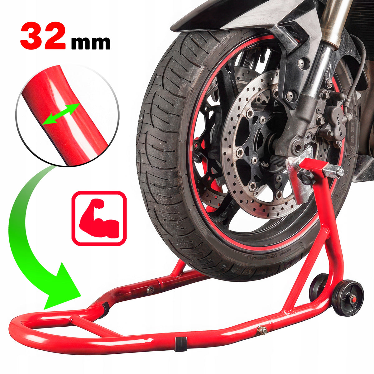 2x MOTORCYCLE STAND FRONT LIFT REAR MOTORCYCLE FRONT REAR MOTORCYCLE Manufacturer Verke