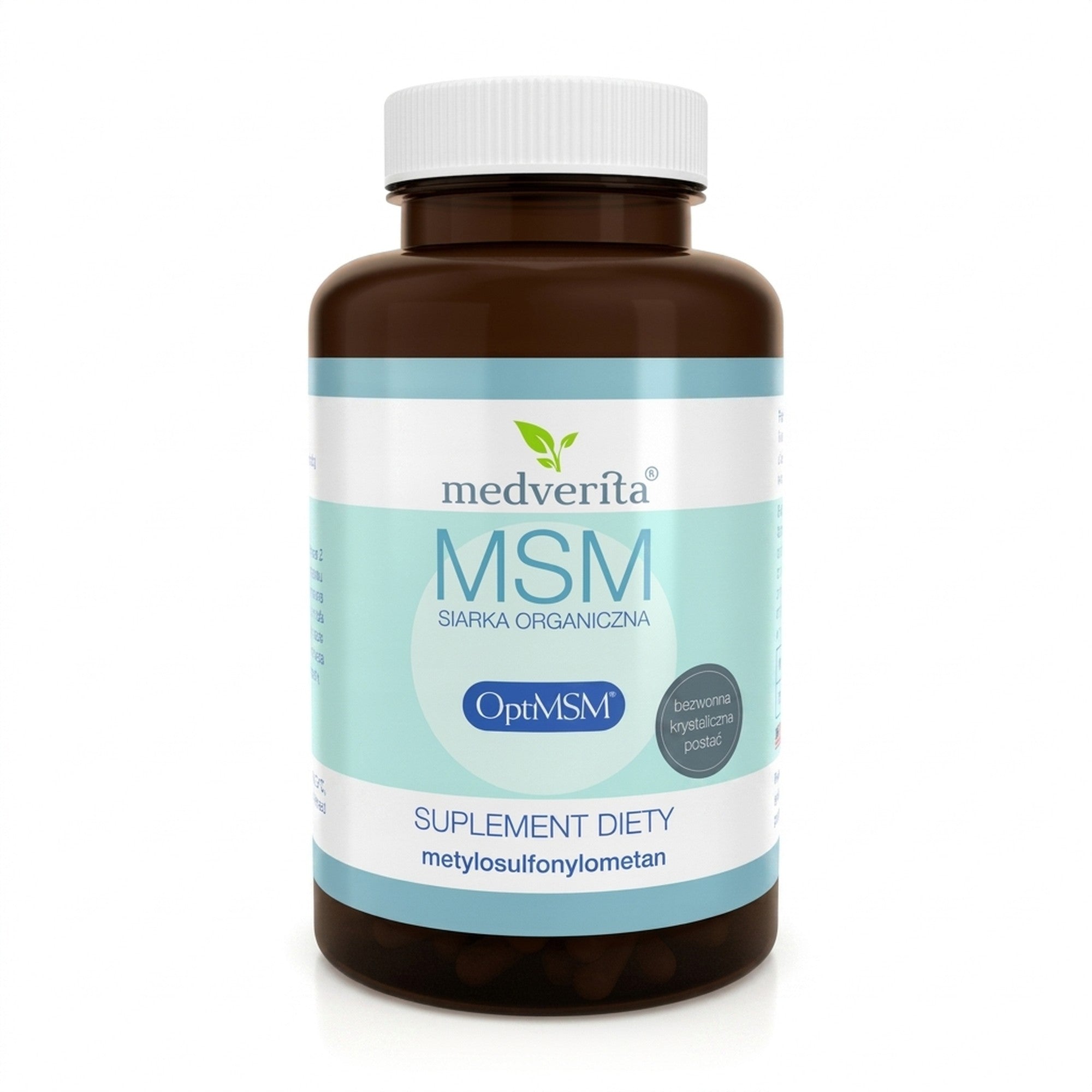 2x Medverita MSM Organic Sulphur OptiMSM 500mg 120 capsules Brand Medverita