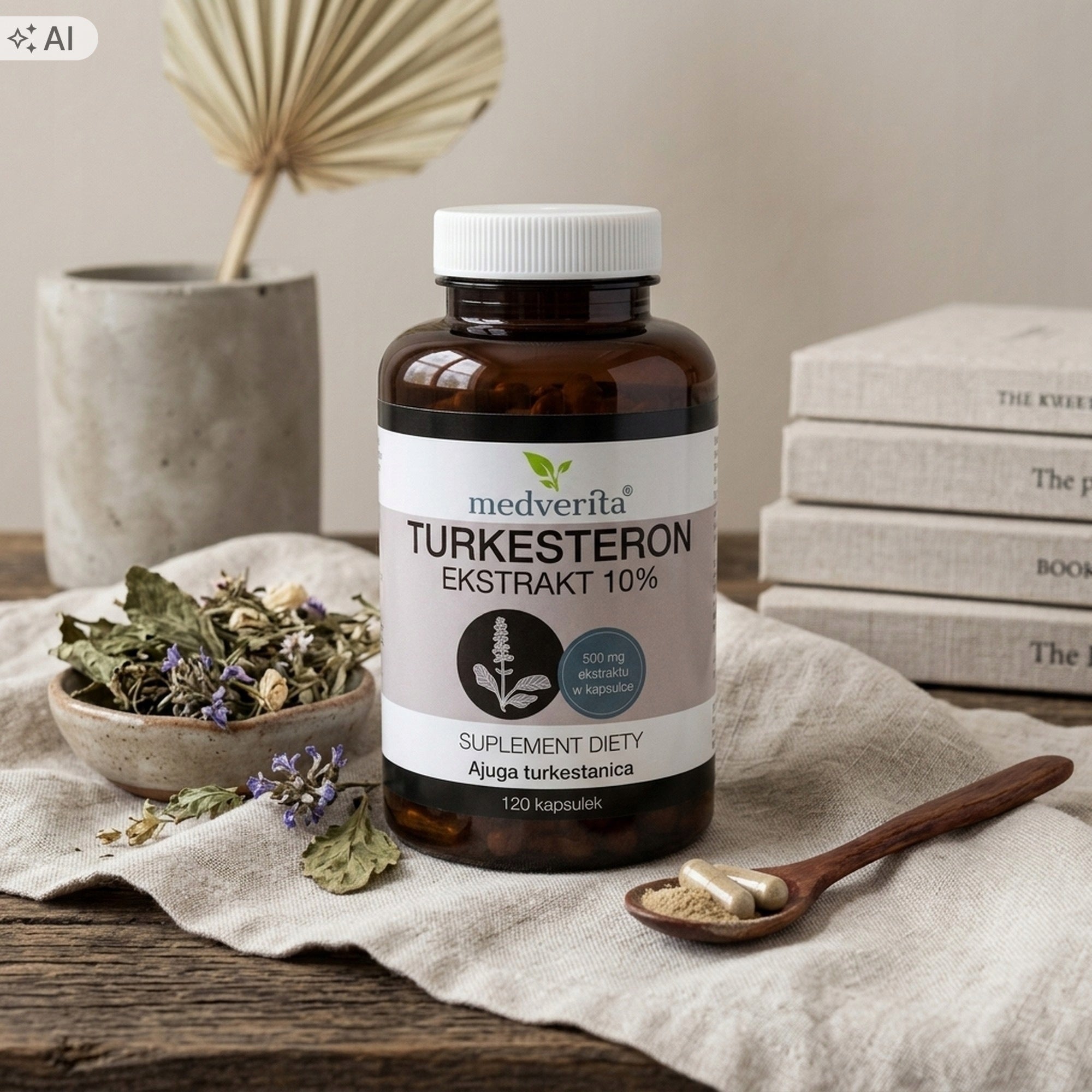 2x Medverita Turkesterone 500mg 120 capsules extract vitality energy Brand Medverita