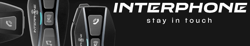 2x Motorcycle Intercom INTERPHONE U-COM 7R, set for 1 helmet Manufacturer INTERPHONE