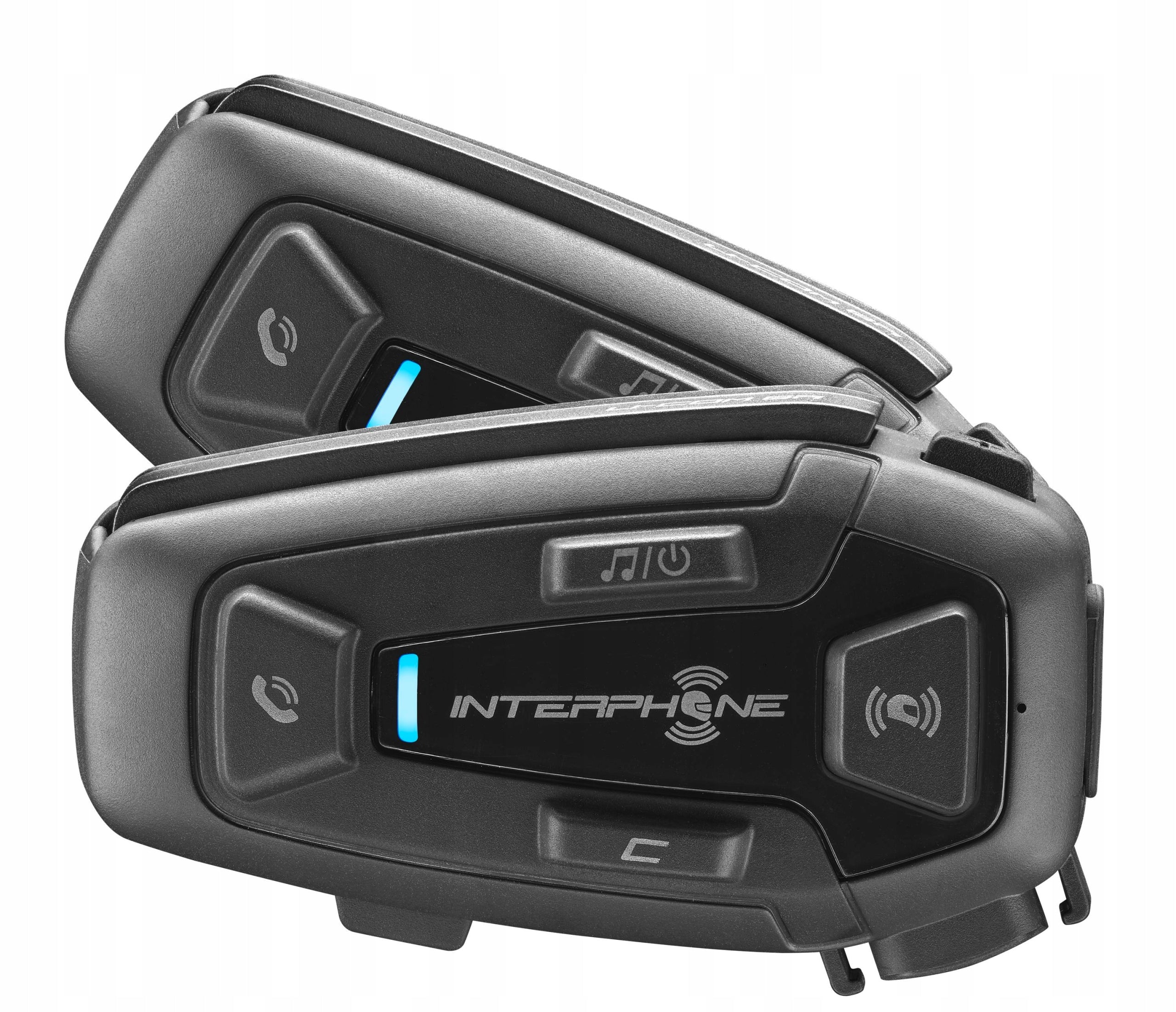 2x Motorcycle Intercom INTERPHONE U-COM 8R, set for 2 helmets