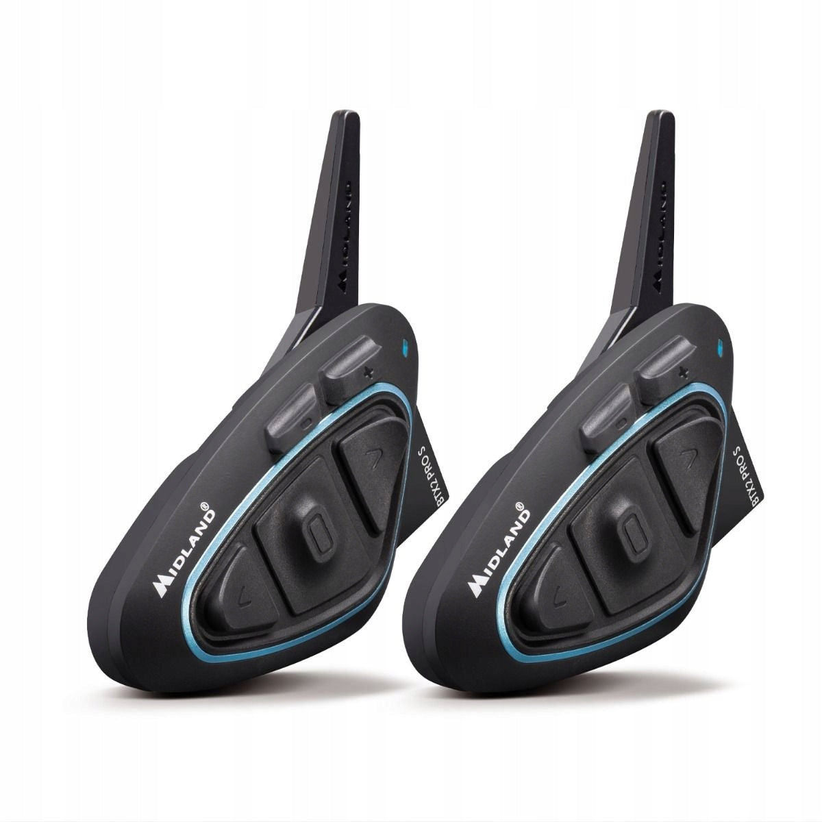 2x Motorcycle Intercom Midland BTX2 PRO S LR-TWIN for 2 helmets Manufacturer Midland