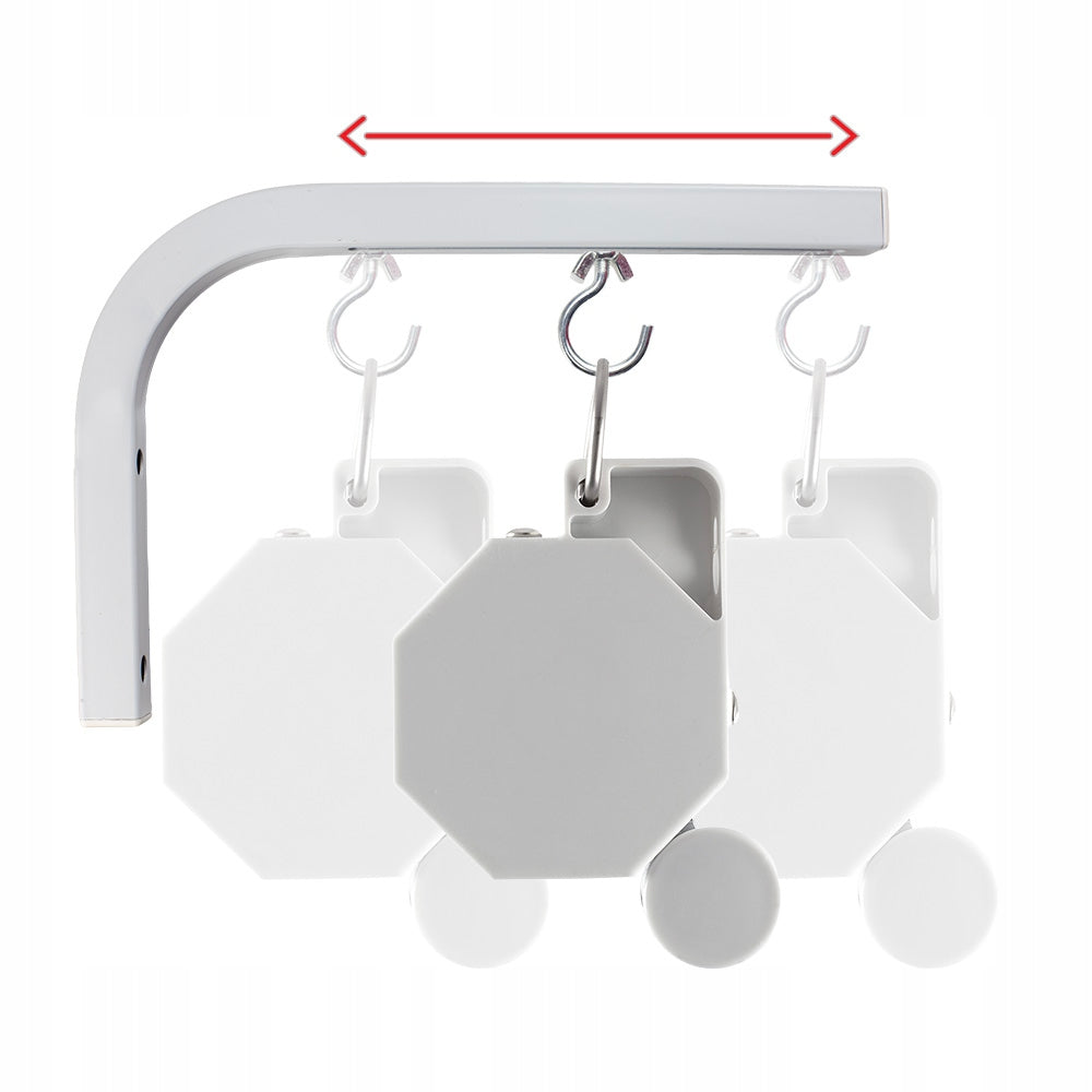 2x Mounting bracket for projection screen 10-30cm White Packaging status original