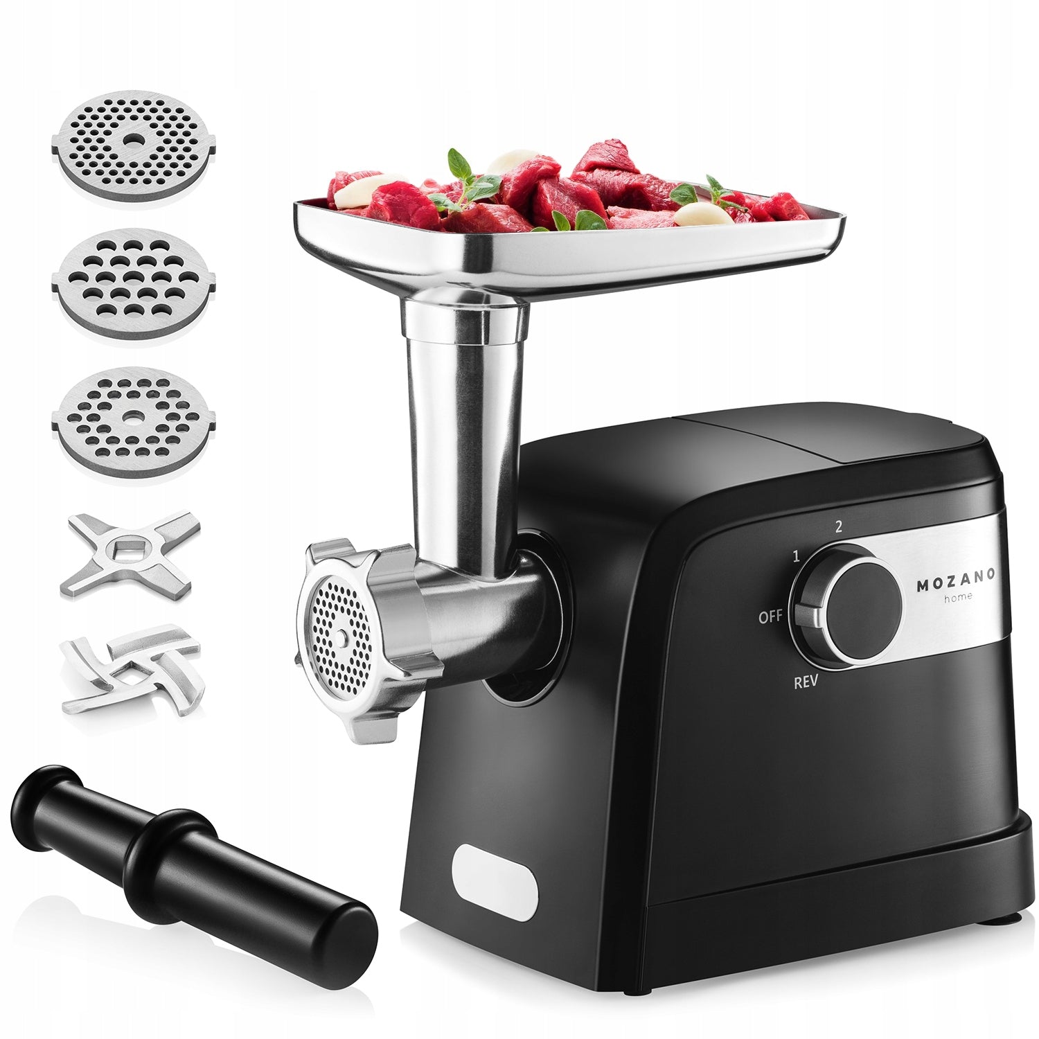 2x Mozano Smash Master 2000 Black Large Mixing Machine Set of 1 Brand Mozano