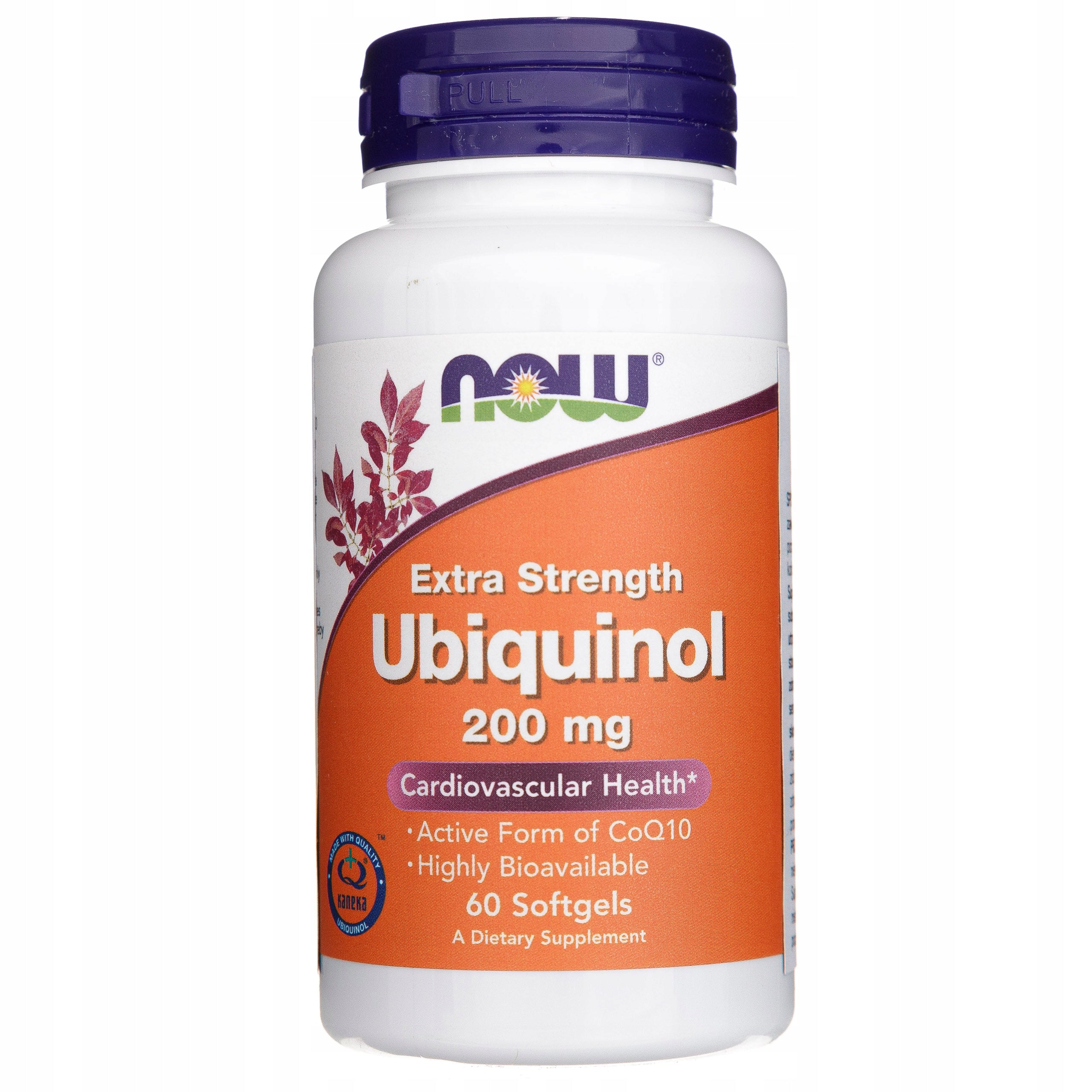 2x Now Foods UBIQUINOL Ubiquinol Extra Strength FORTE 200mg Coenzyme Q10 60k Packaging status original
