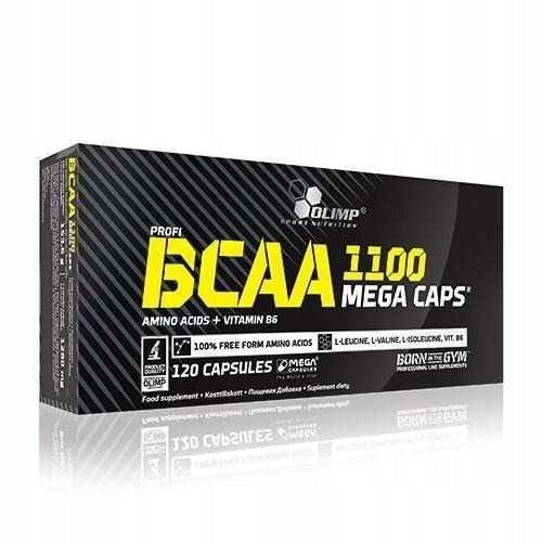 2x OLIMP BCAA 1100mg Mega Caps 120c AMINO ACIDS SPORT Expiration date at least six months from the date of purchase