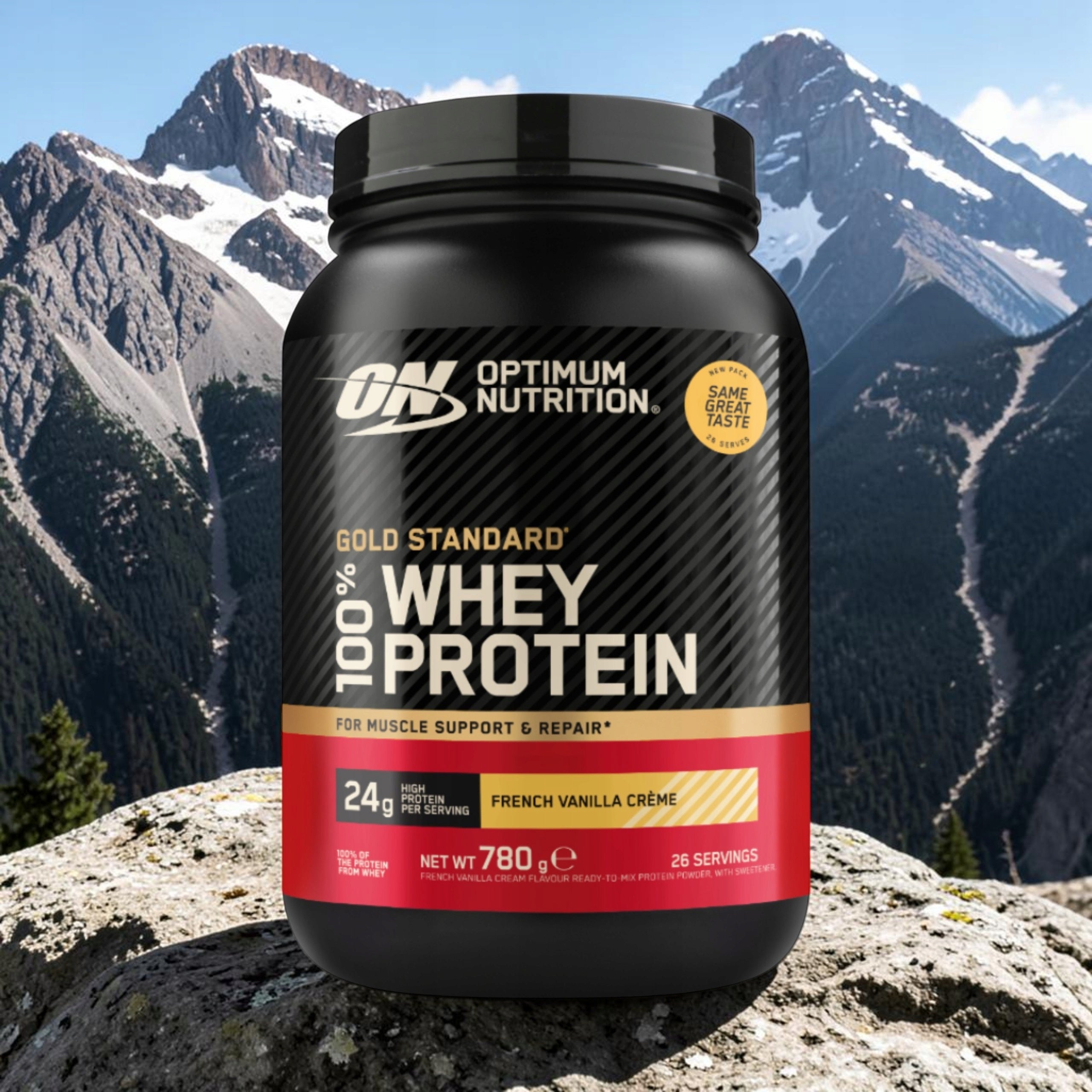 2x OPTIMUM NUTRITION Gold Standard Whey 780g Vanilla Protein WPC WPI 26p Brand Optimum Nutrition