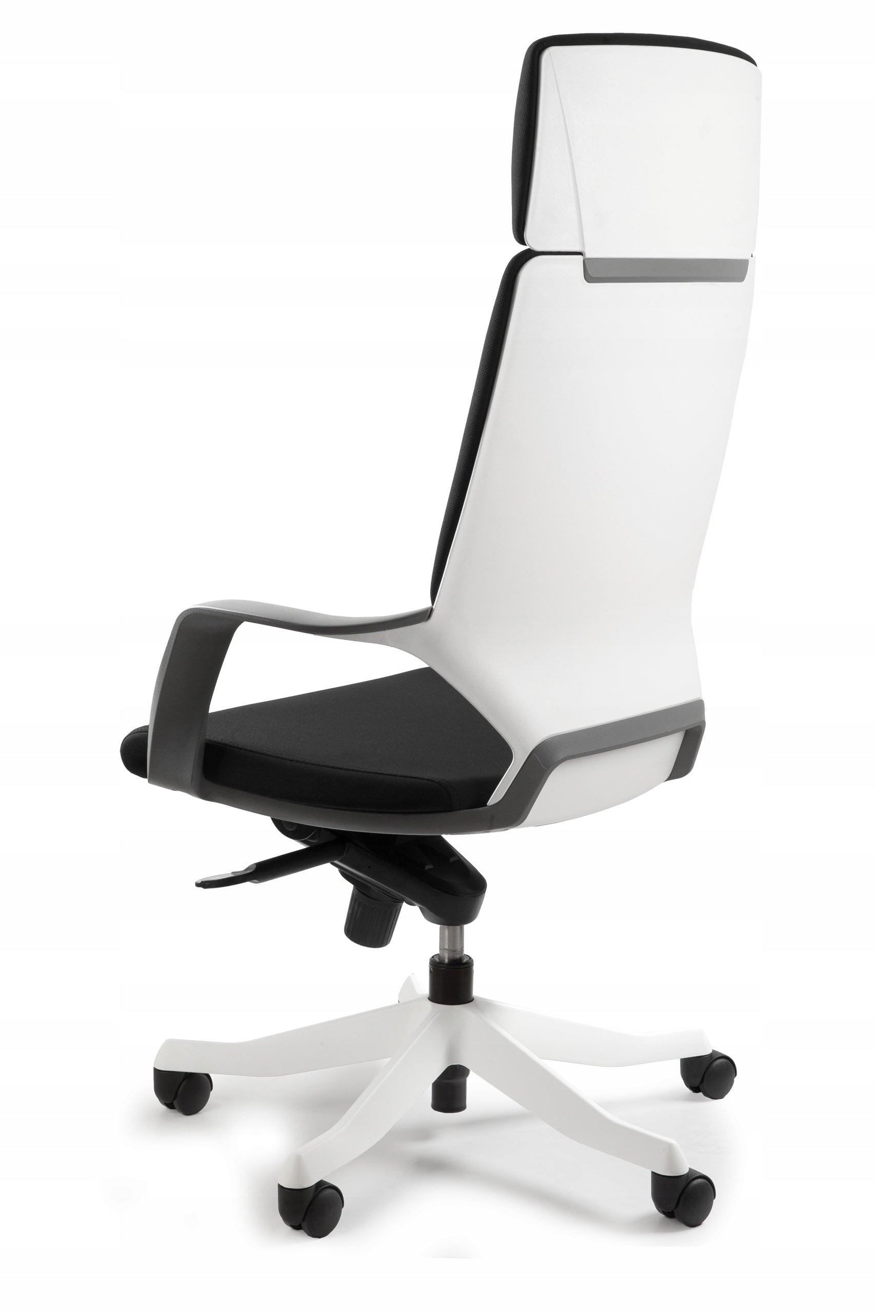 2x Office chair Apollo BL418 black/white Furniture depth 55 cm