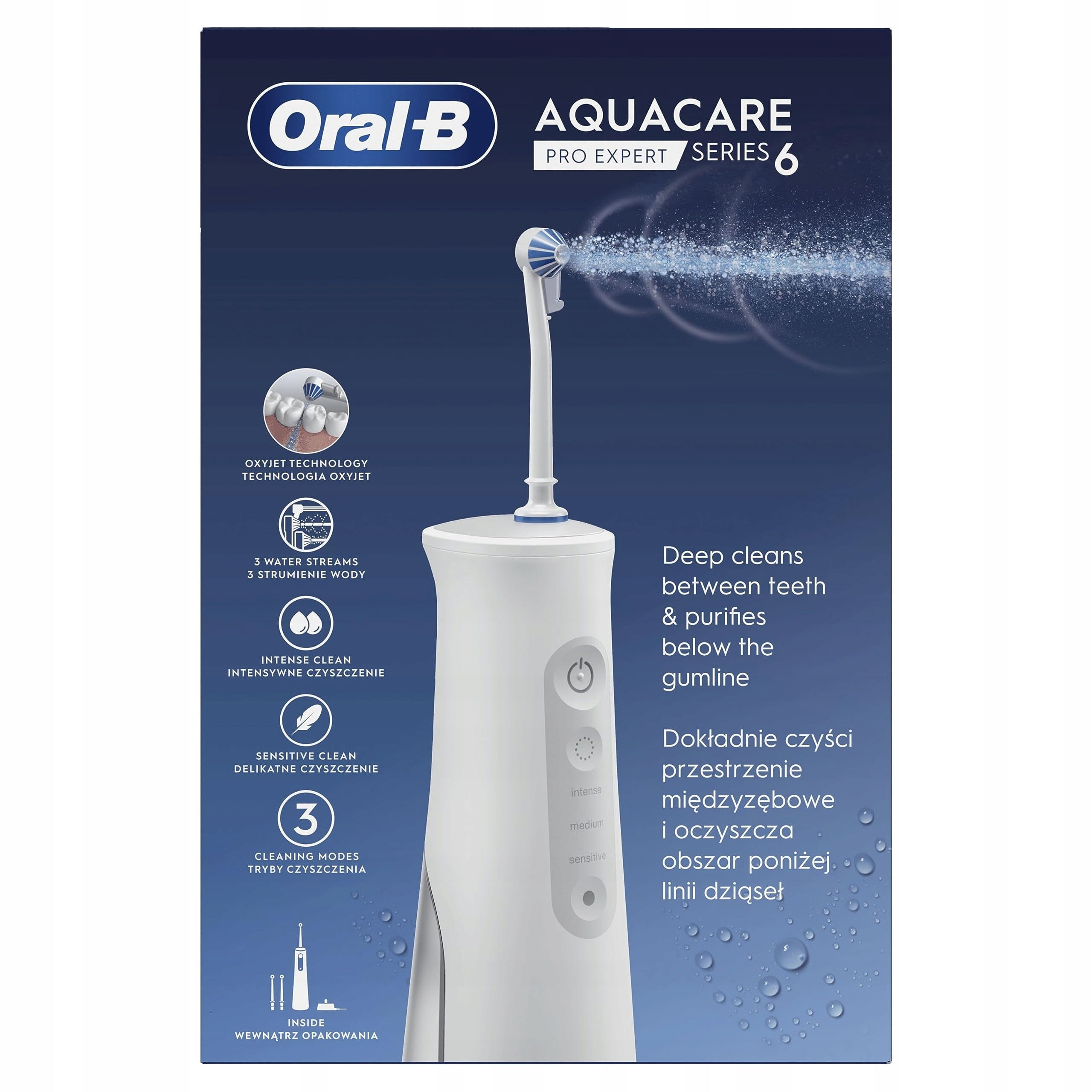 2x Oral-B AquaCare 6 Pro-Expert Irrigator Brand Oral-B